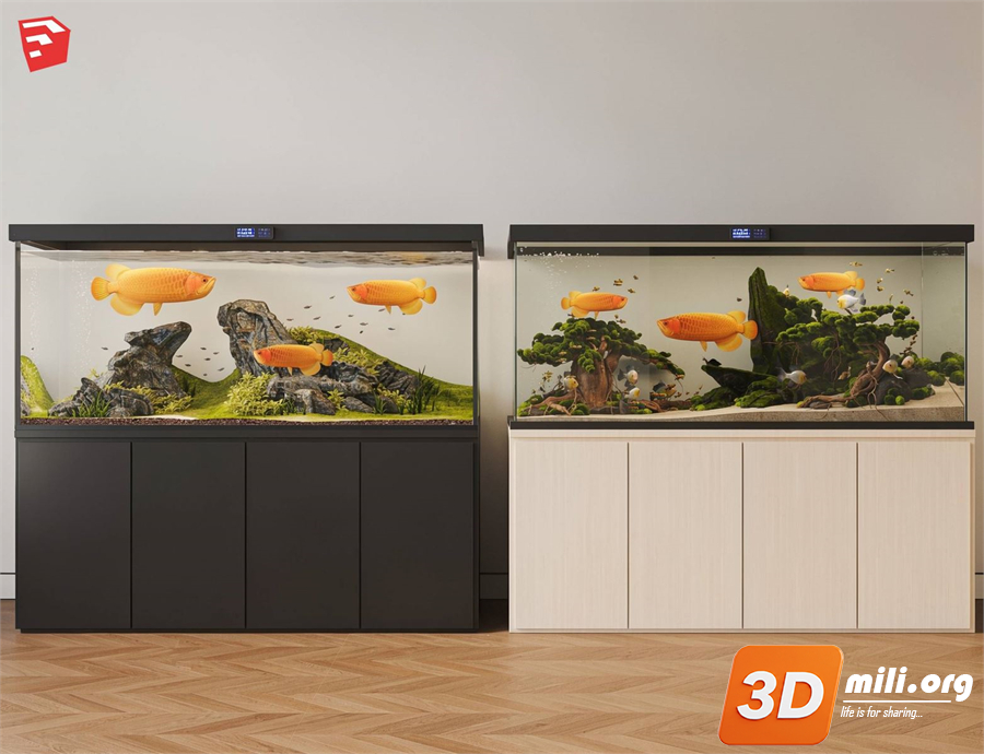 Aquarium Skp Files 